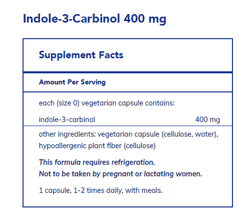 Indole 3 Carb- 400 mg
