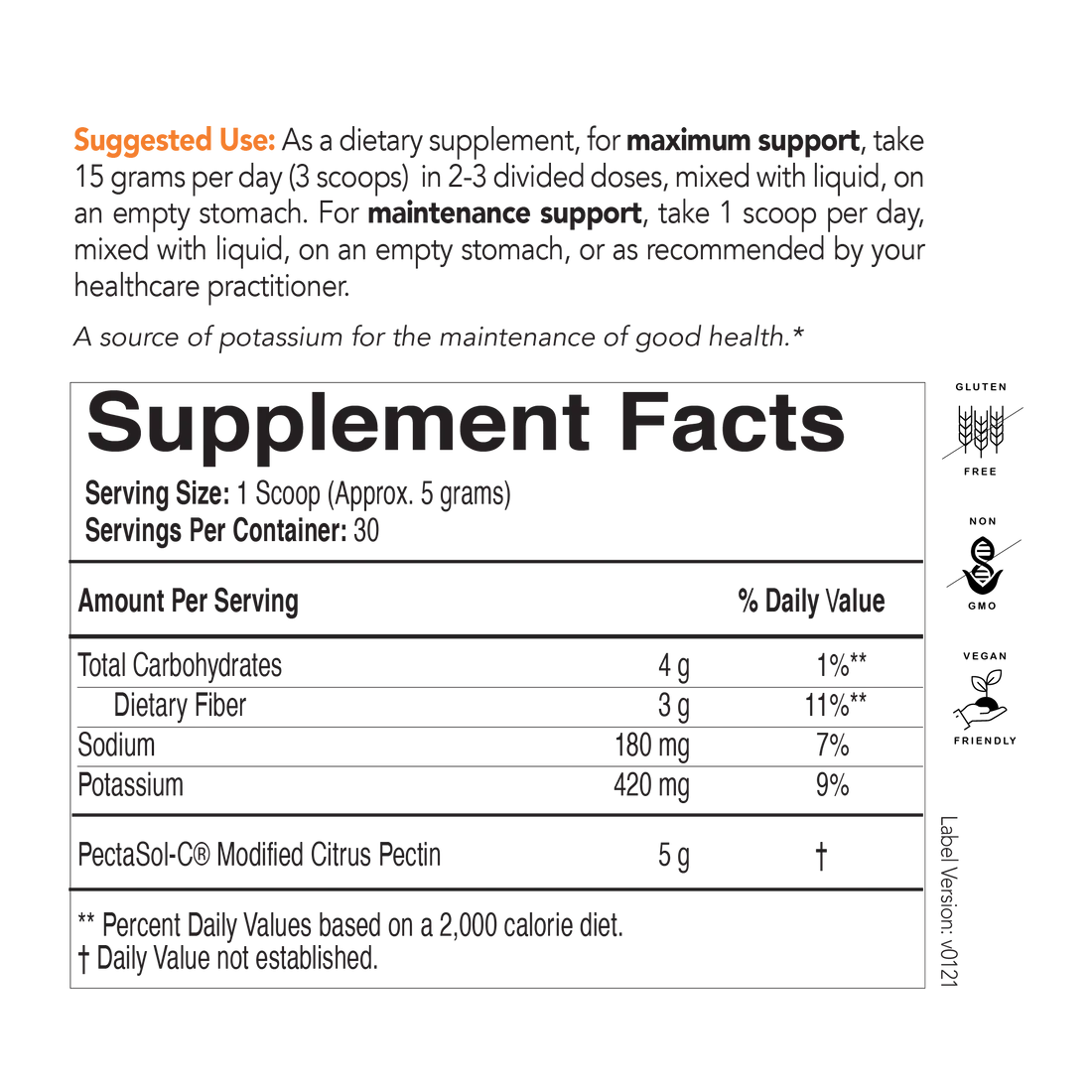 PectaSol Powder 30 servings Lime Infusion