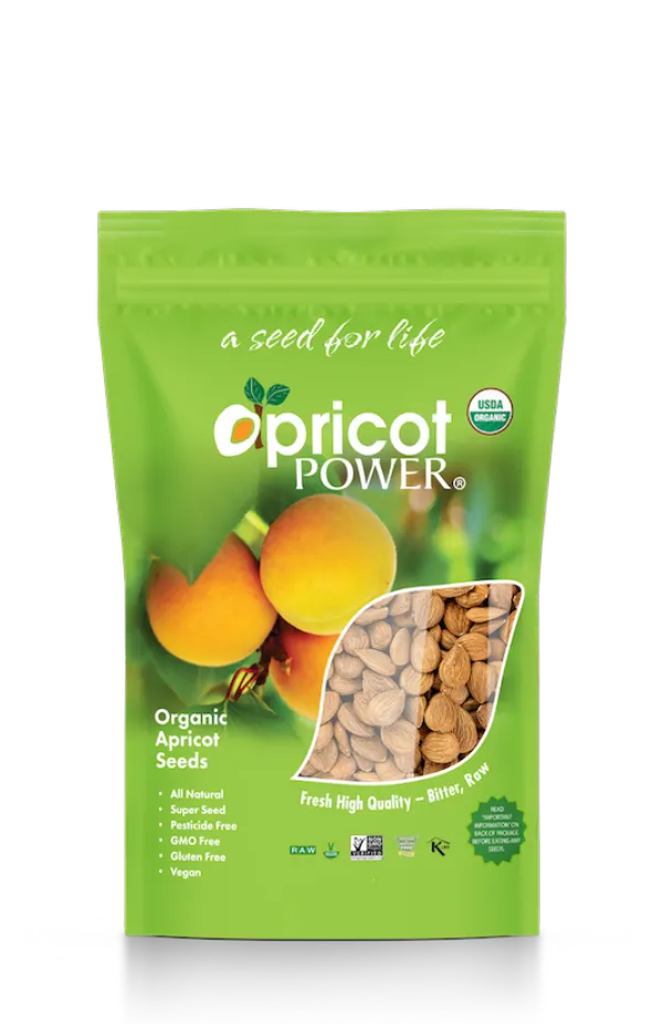 Turkish Organic Bitter Raw Apricot Seeds - 8 oz
