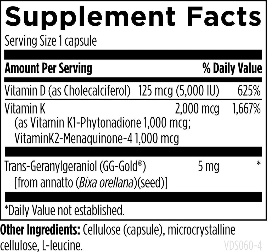 Vitamin D + K